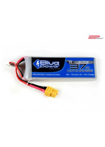 EP BluePower - 2S 7.4V 1250mAh 30C 37A (XT60)_12356